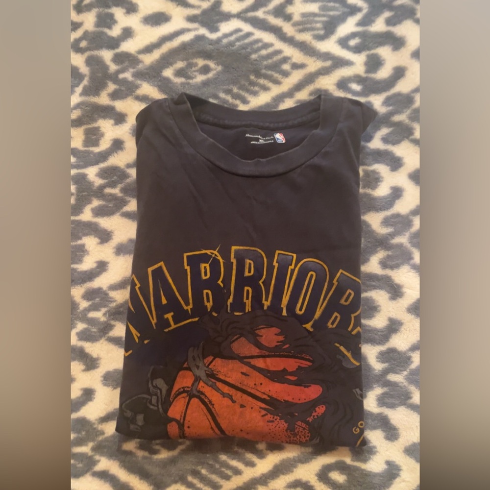 Warriors Basketball T-Shirt - Gray Men’s XL - Picture 4 of 4